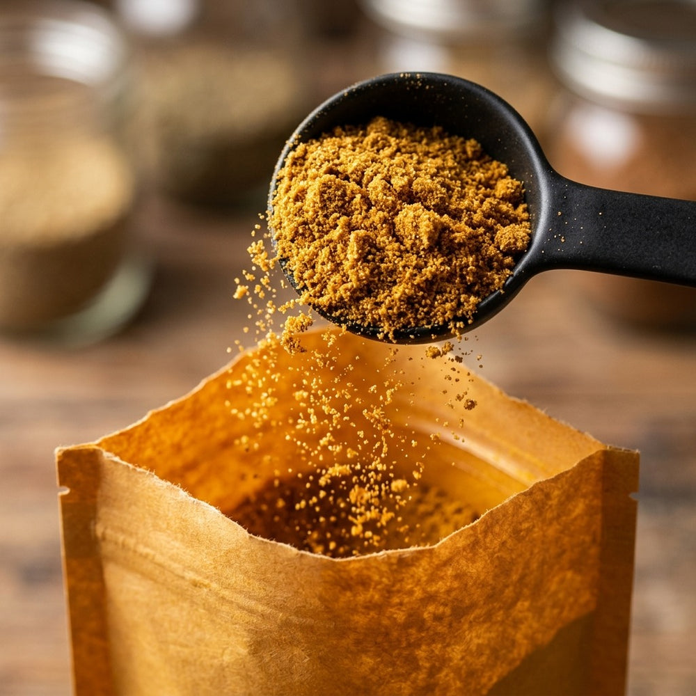 Amber powder