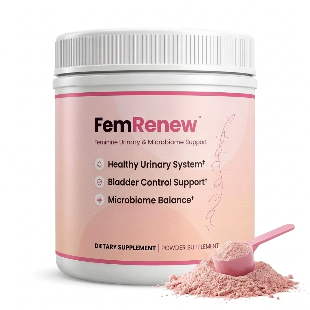 FemRenew feminine urinary and microbiome support powder tub