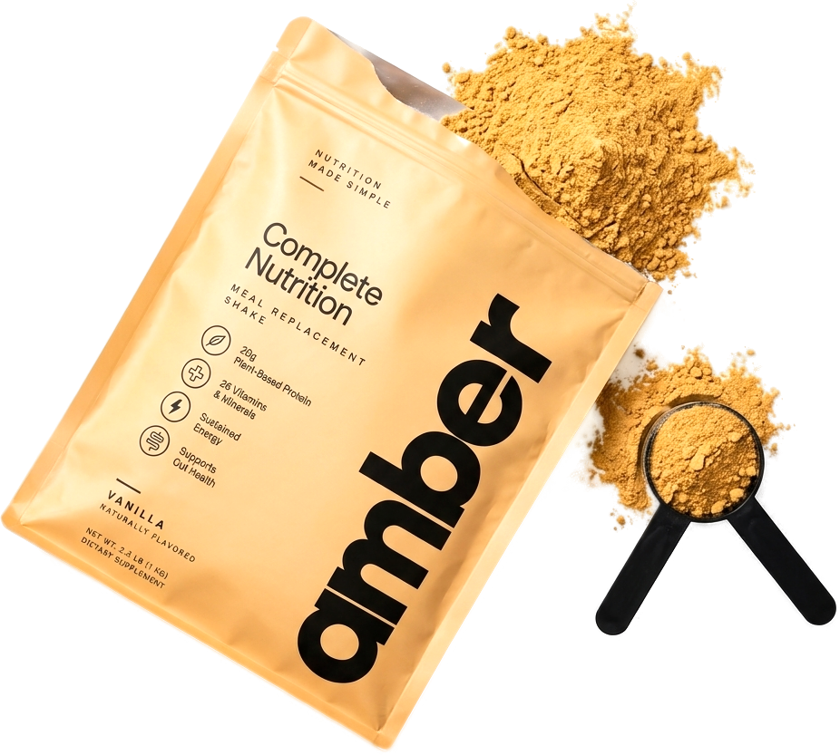 Amber bag and powder
