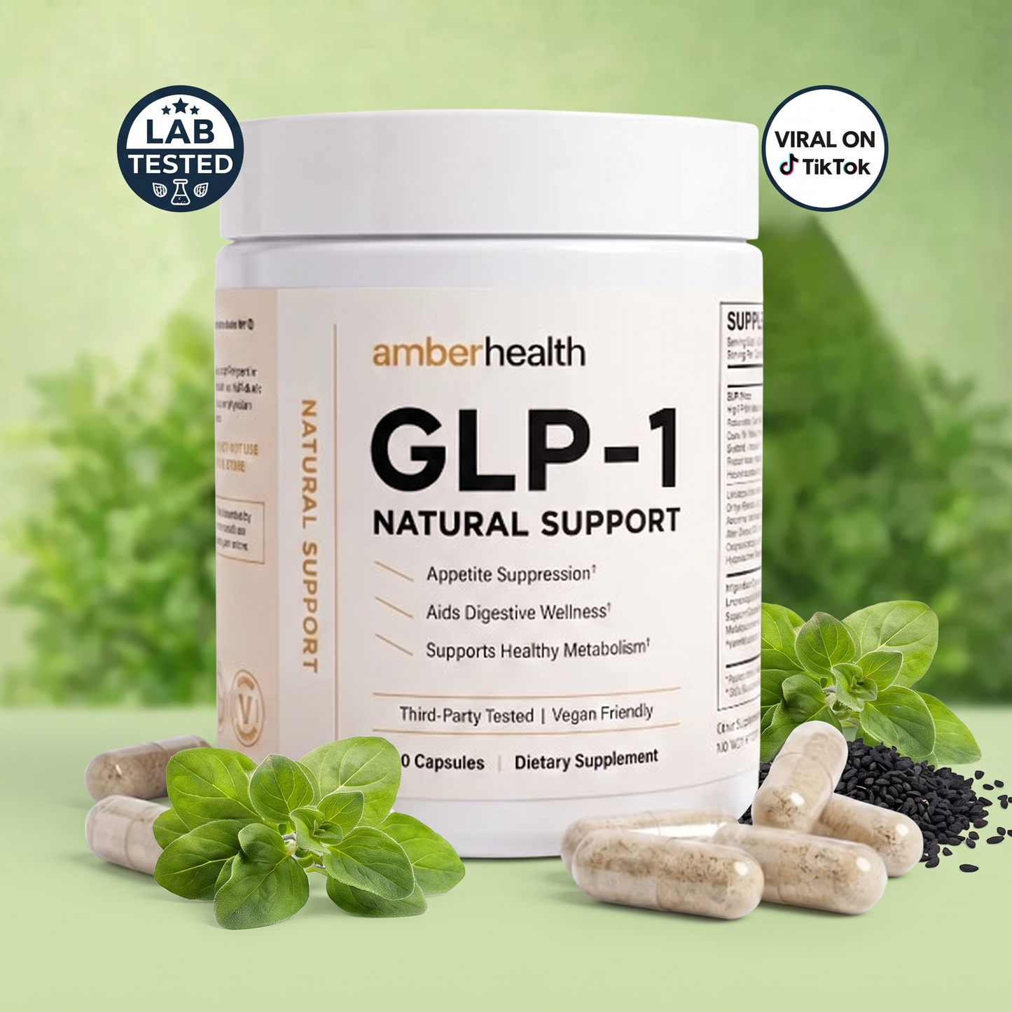 GLP-1 Natural Support | Metabolic & Appetite Support Formula