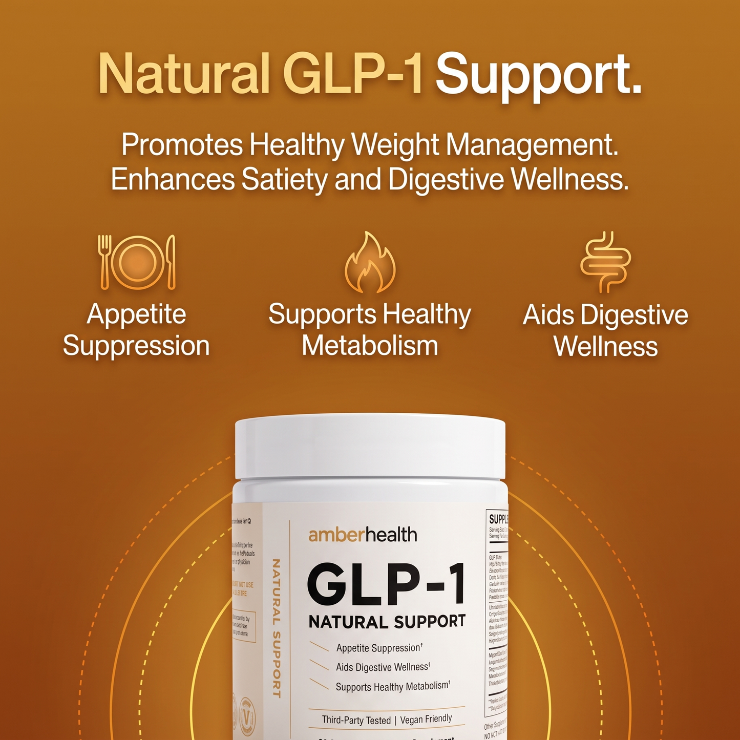 GLP-1 Natural Support | Metabolic & Appetite Support Formula
